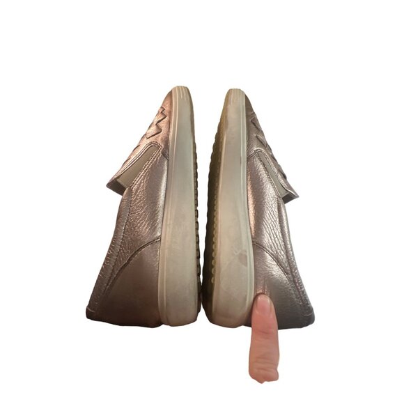 ECCO soft woven slip on metallic shoes Size 11 Women's - Picture 6 of 7